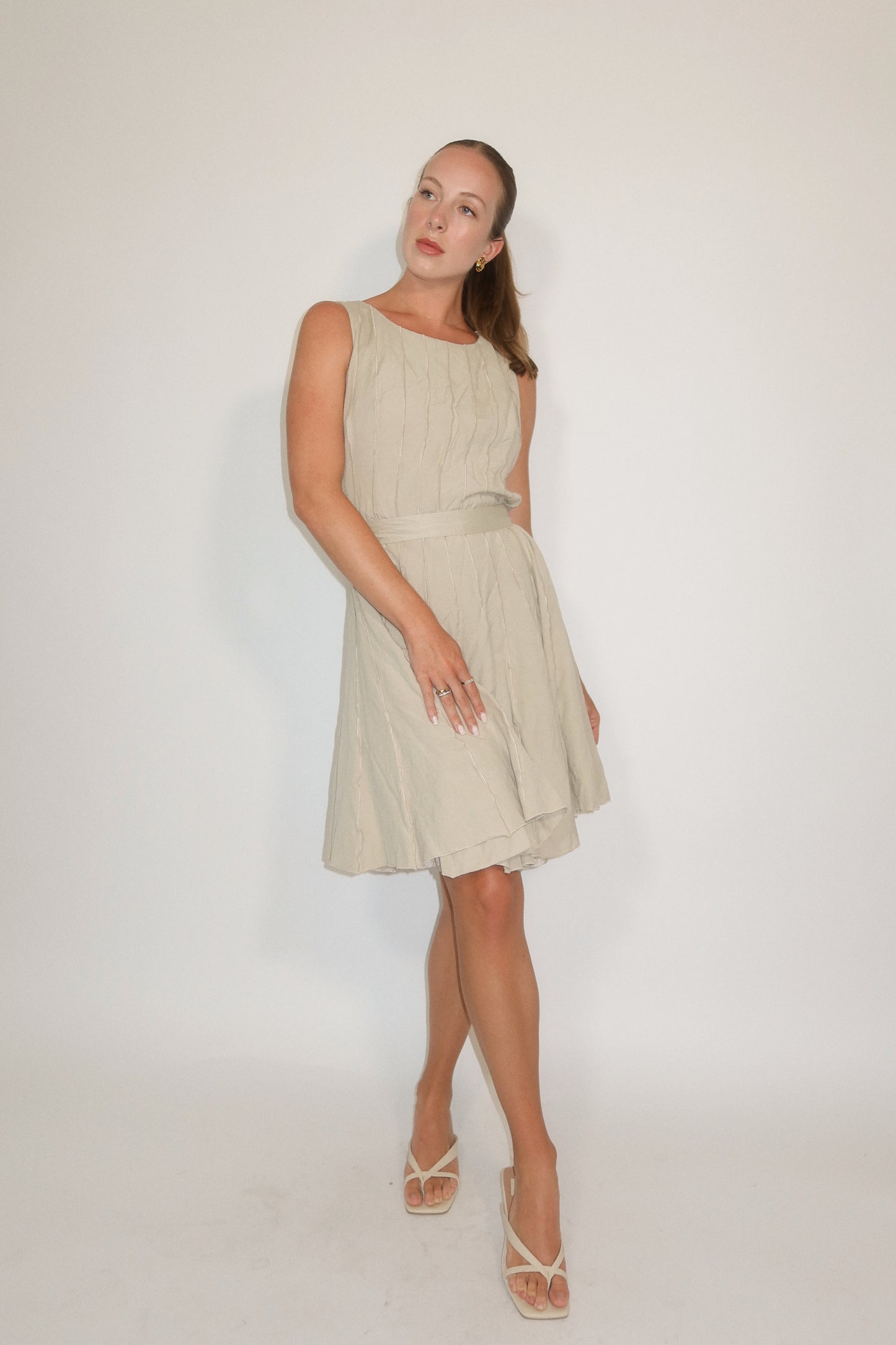 Calvin Klein 90s Linen Dress
