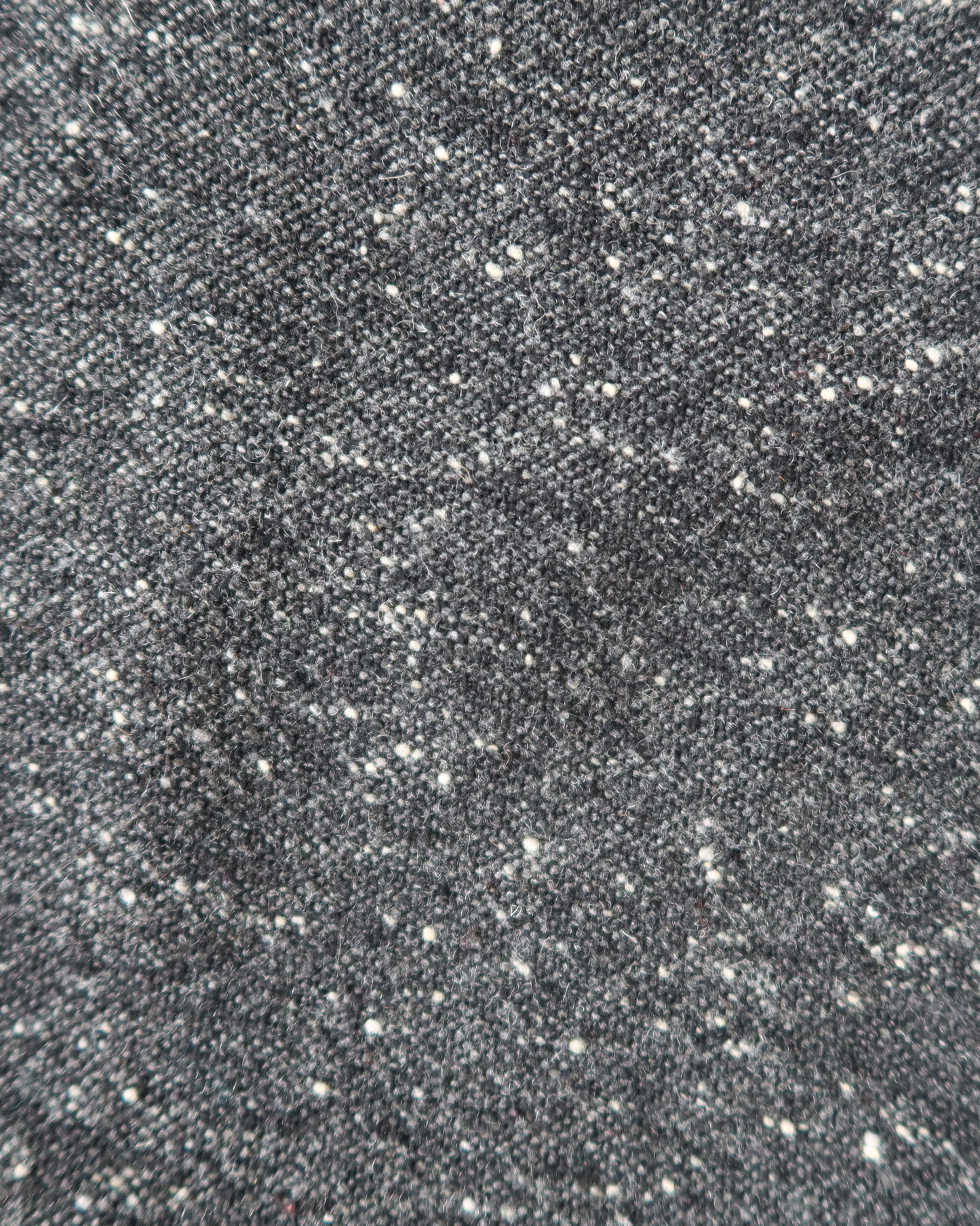 Speckled Wool Mini Skirt in Charcoal