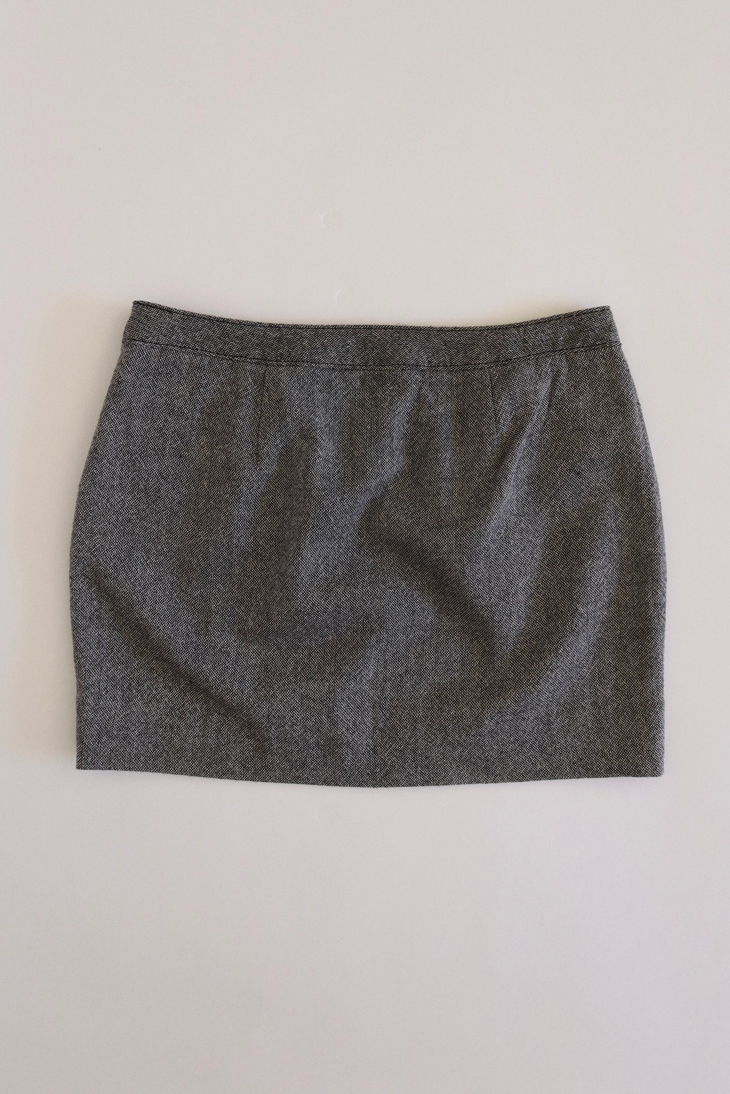 Old Navy Wool Blend Mini Skirt in Charcoal
