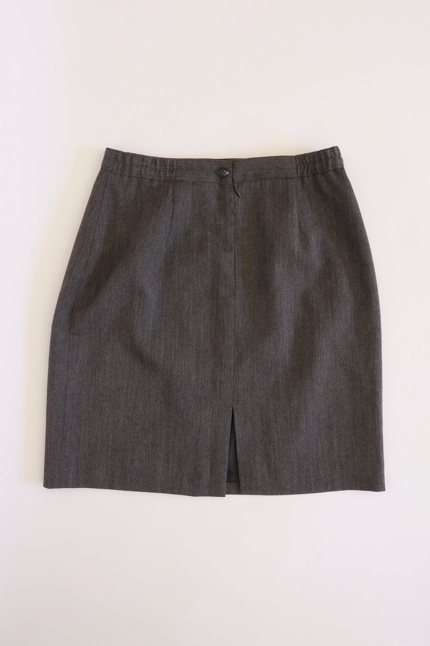 Classic Pencil Skirt in Charcoal