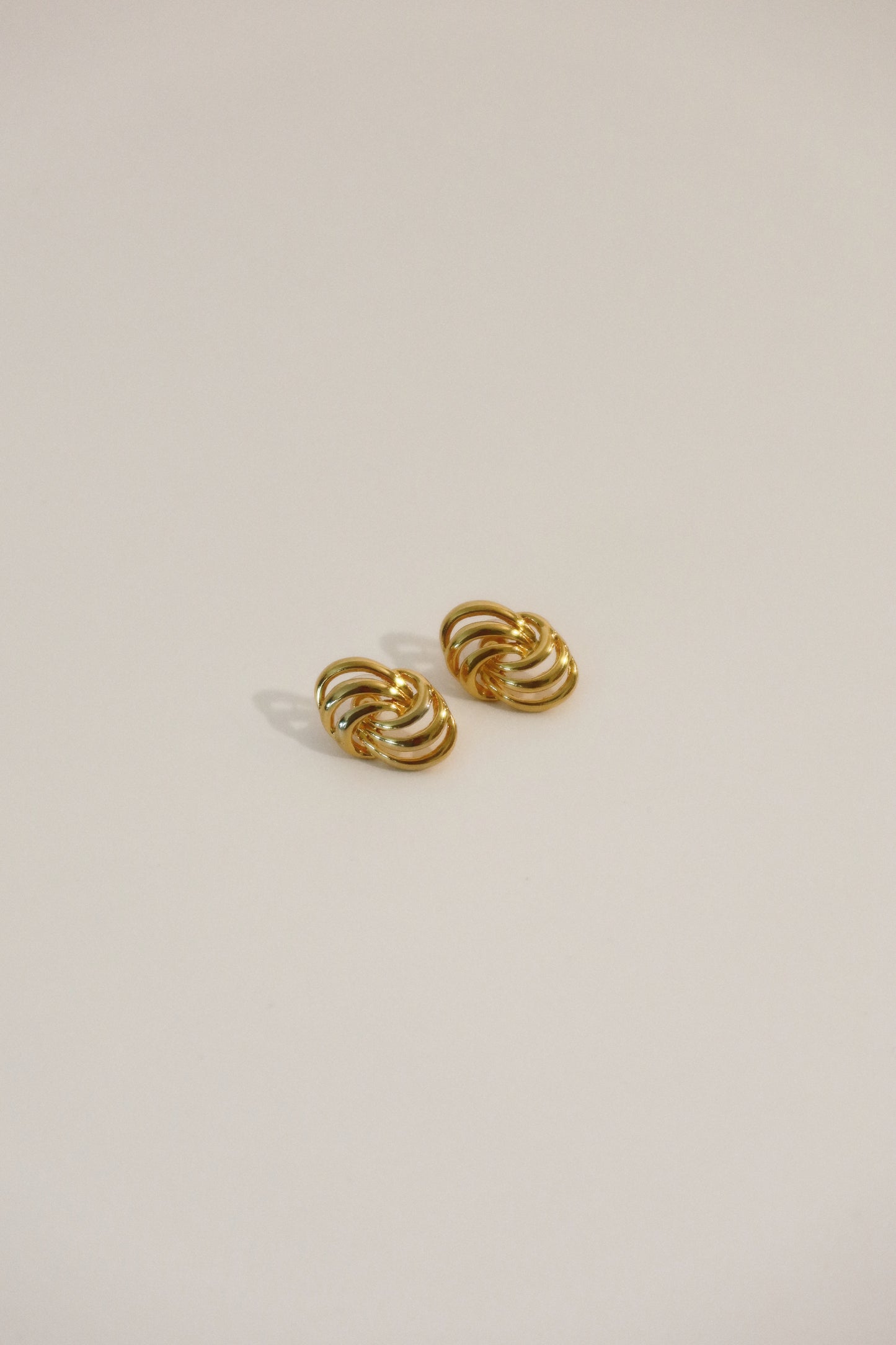 Golden Knot Earrings