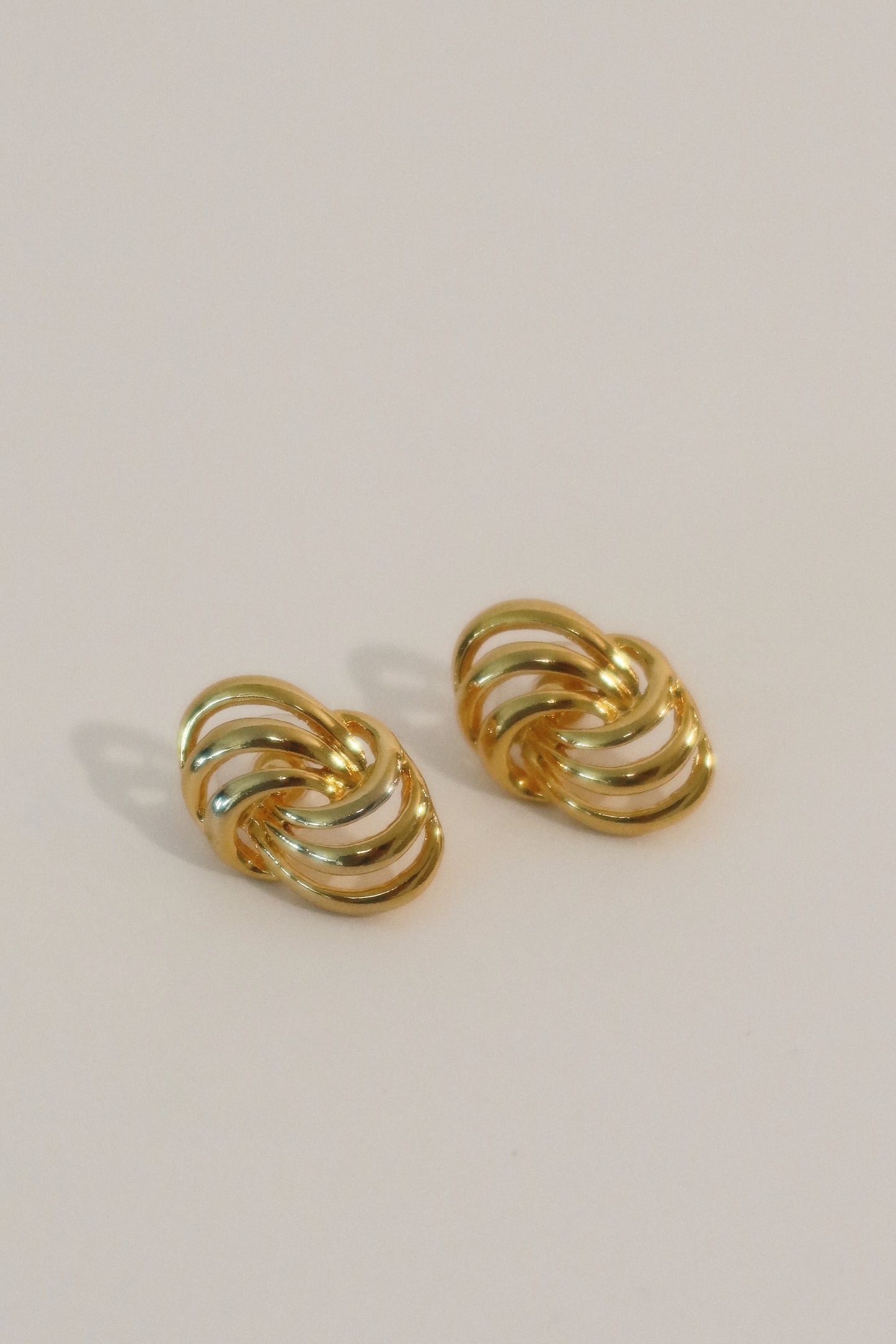 Golden Knot Earrings