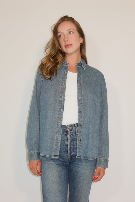 Denim Dreams Button-Down