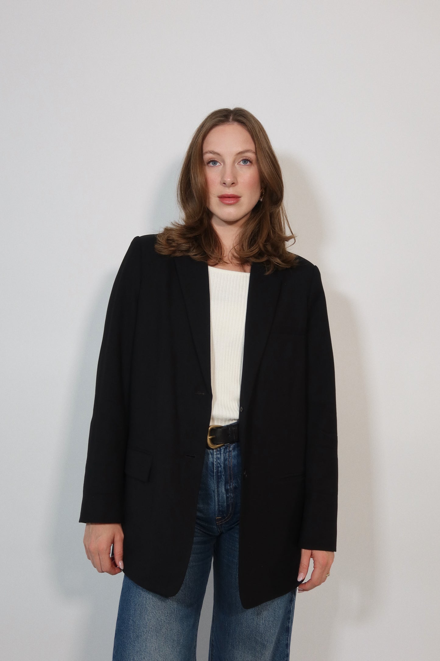 Everlane Classic Oversized Blazer in Black